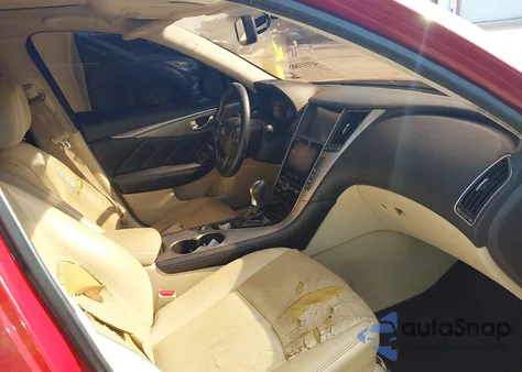 2014 Infiniti Q50 Hybrid Premium from USA, damaged, VIN JN1AV7AP6EM690124